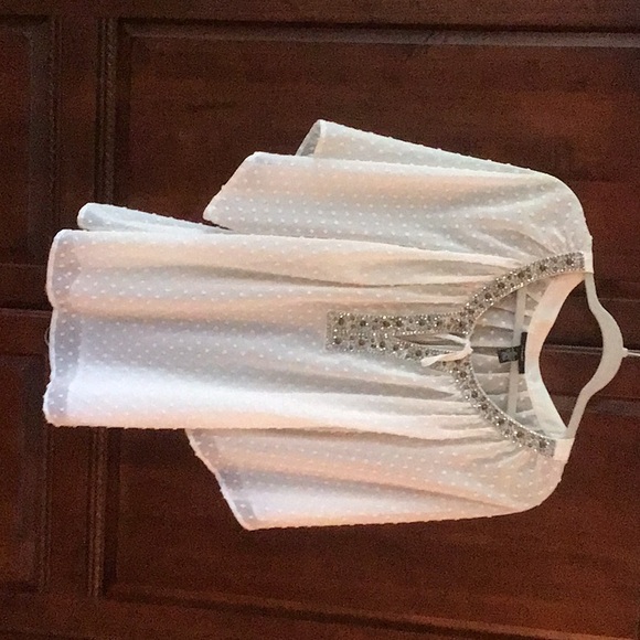 Beautiful Sheer Alfani top size 10 - Picture 1 of 6